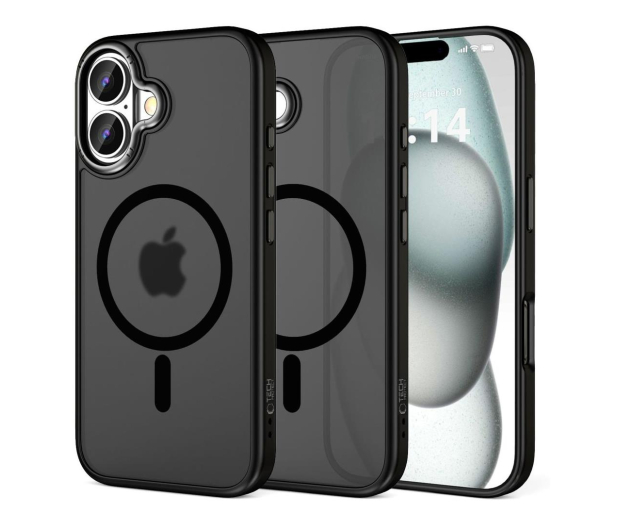 TECH-PROTECT Magedge Magsafe do iPhone 16 Matte Black/Gunmetal 5906302311170 - 1278099 - zdjęcie